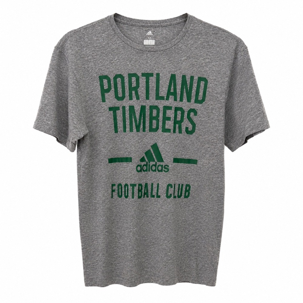 Adidas Portland Timbers Football Club Graphic T-Shirt Mens Medium Gray Heather